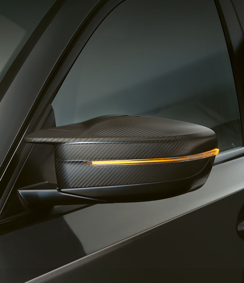 MIRROR CAP IN CARBON FIBRE. 