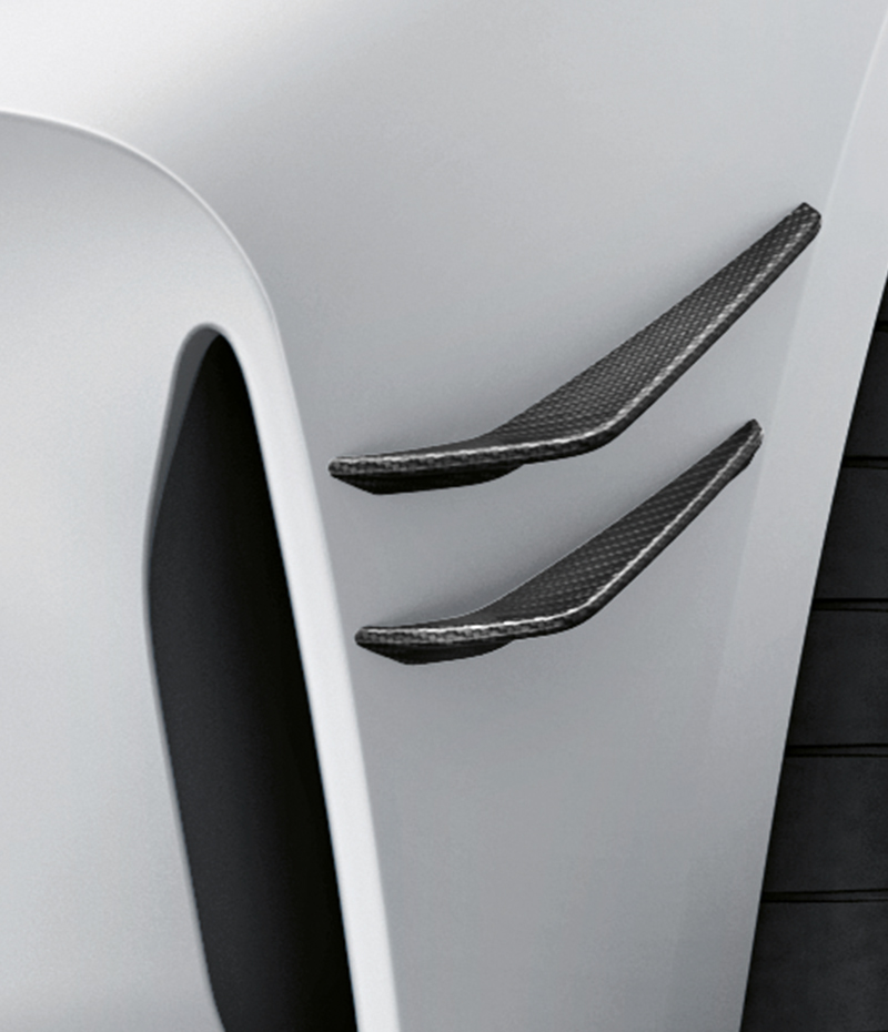  FRONT FLICKS IN CARBON FIBRE. 